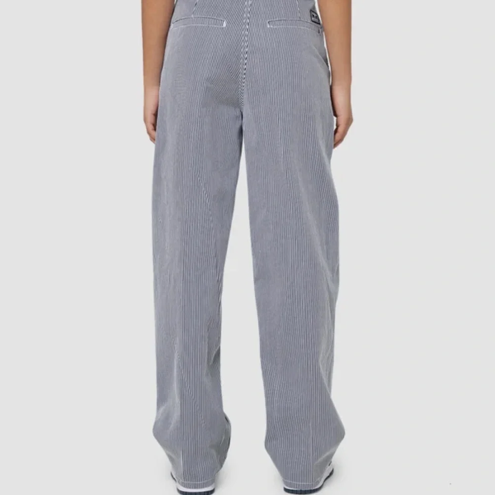 OBEY WOMEN'S HARU BAGGY PANTS striped embroidered size 25